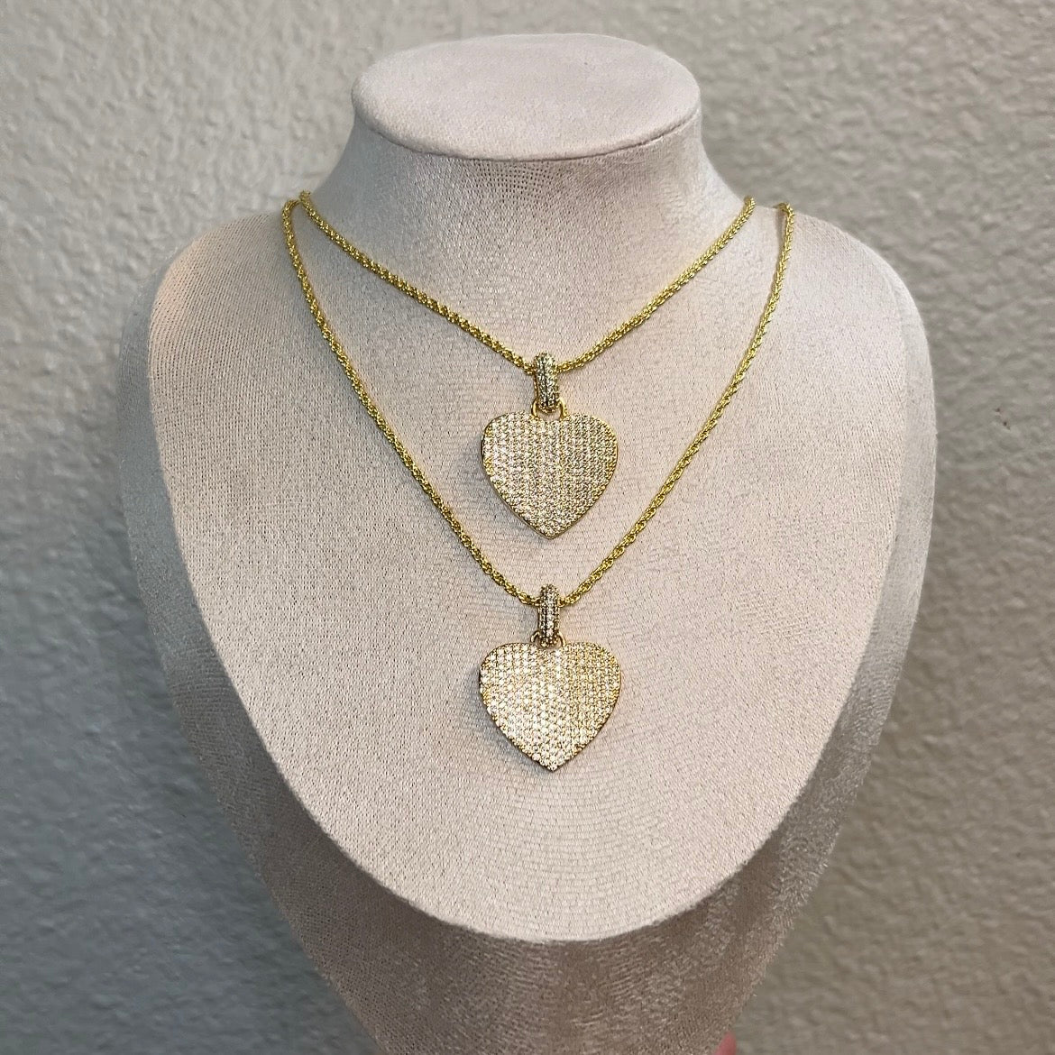 Necklace (Bling heart)