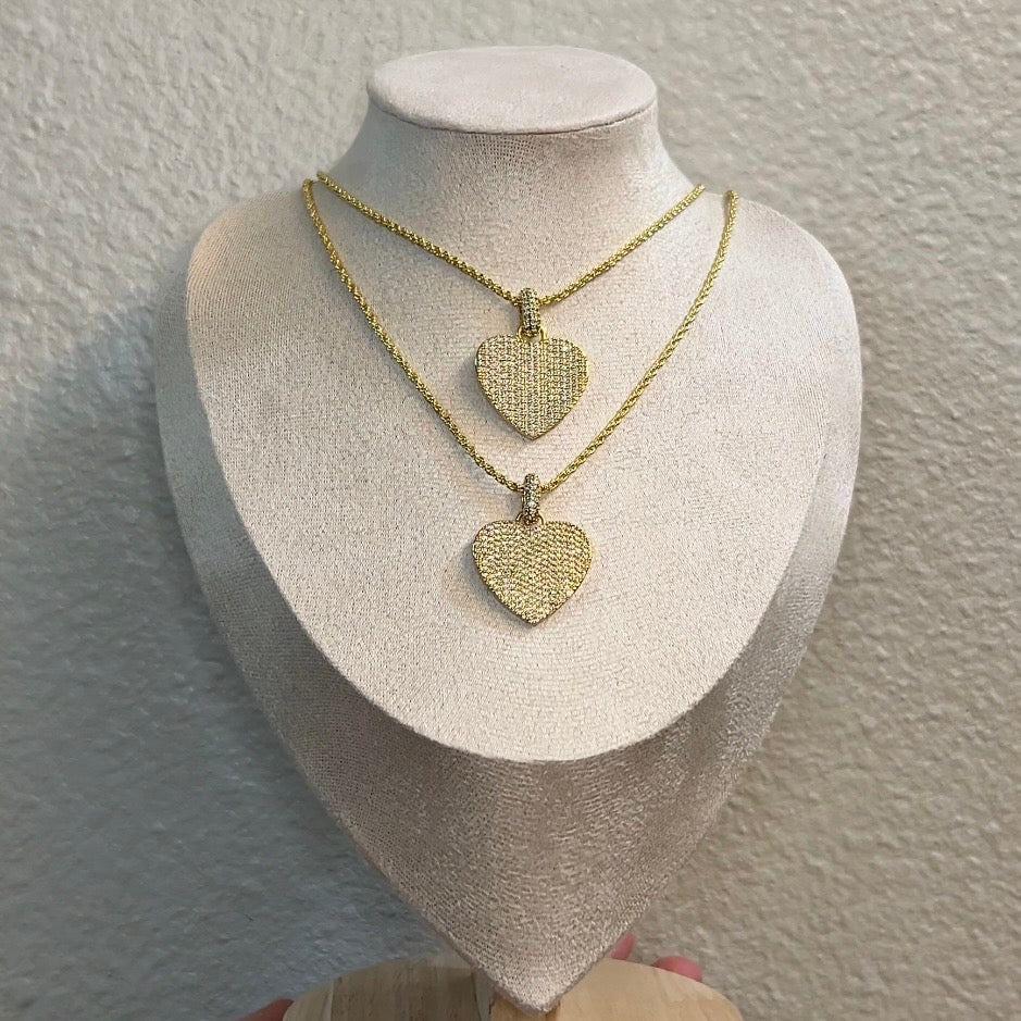 Necklace (Bling heart)